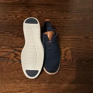 Cole Haan | Shoes | Cole Haan Mens Dark Blue Knit Oxfords  display picture 3